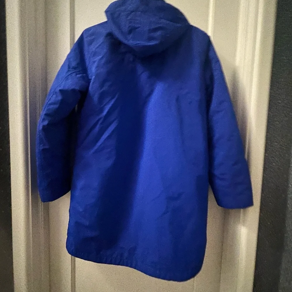 Lands' End Cobalt and Navy Squall 3 in 1 Parka - Picture 2 of 3